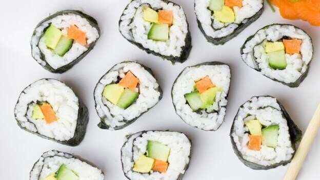 Desarrollan en Japón un sushi de pescado vegano