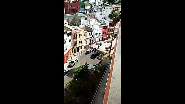 Disparos al aire en El Polvorín