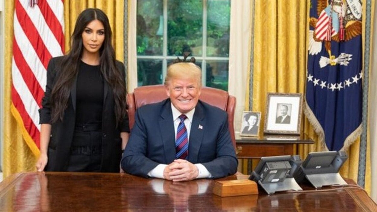 Trump y Kim Kardashian se reúnen en la Casa Blanca