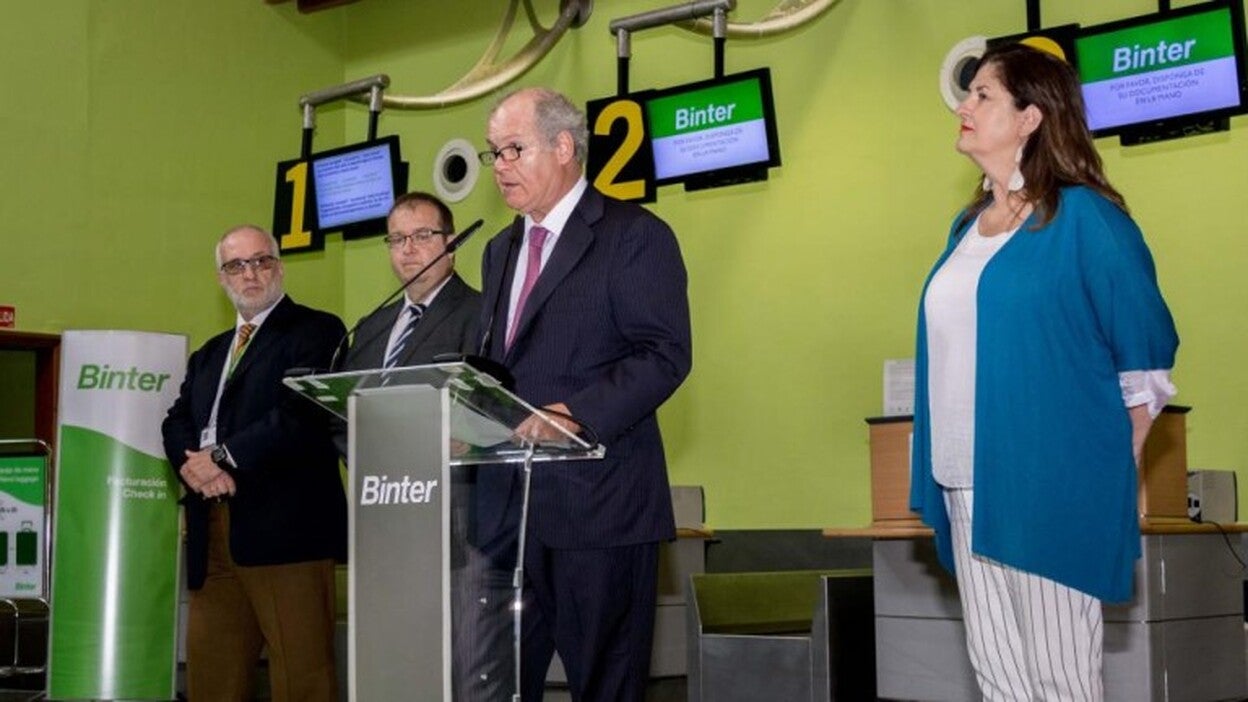 Binter, primera aerolínea que baja emisiones en el ‘handling’