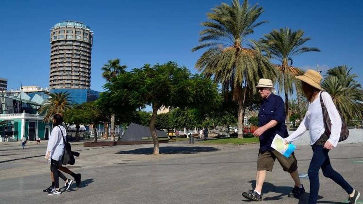 Los turistas extranjeros caen en Canarias