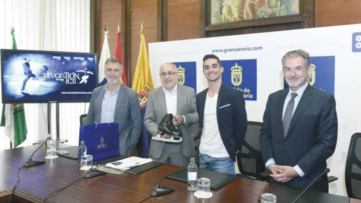 El patinador Javier Fernández trae su show a Gran Canaria