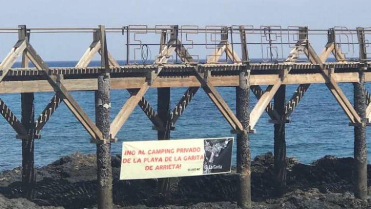 Inician una campaña en contra de una zona de acampada en Arrieta