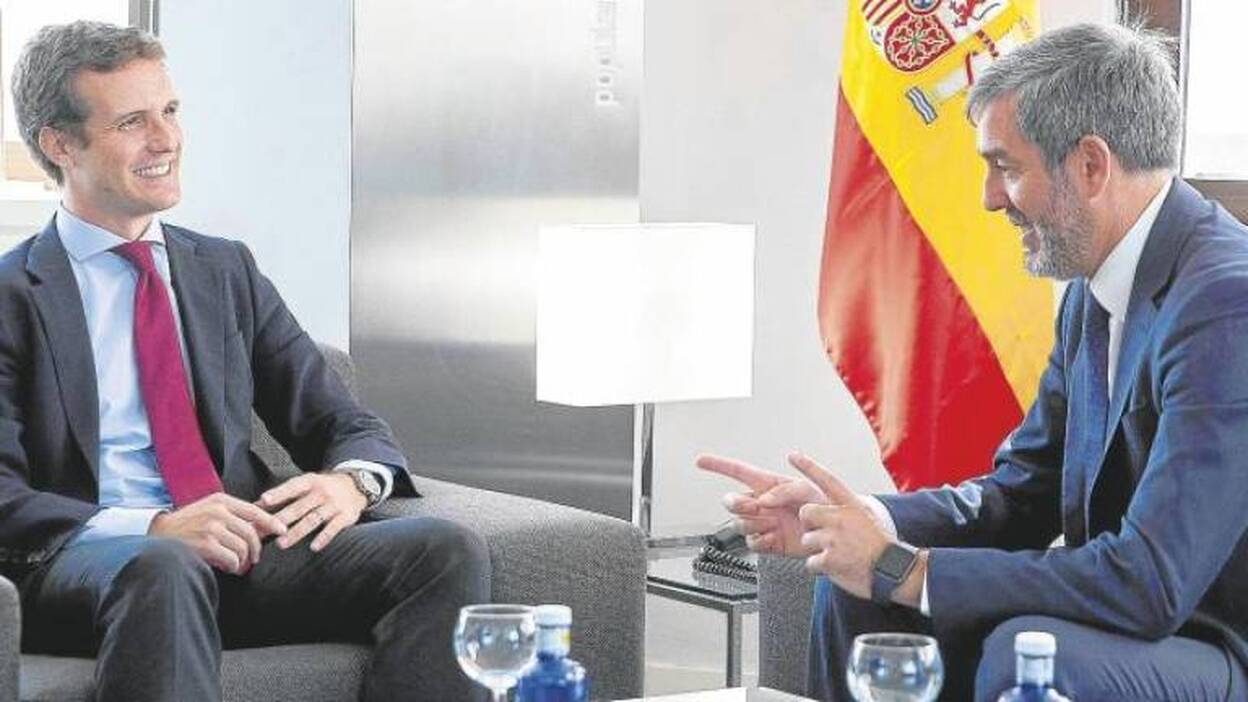 Clavijo rechaza el diálogo bilateral con Cataluña