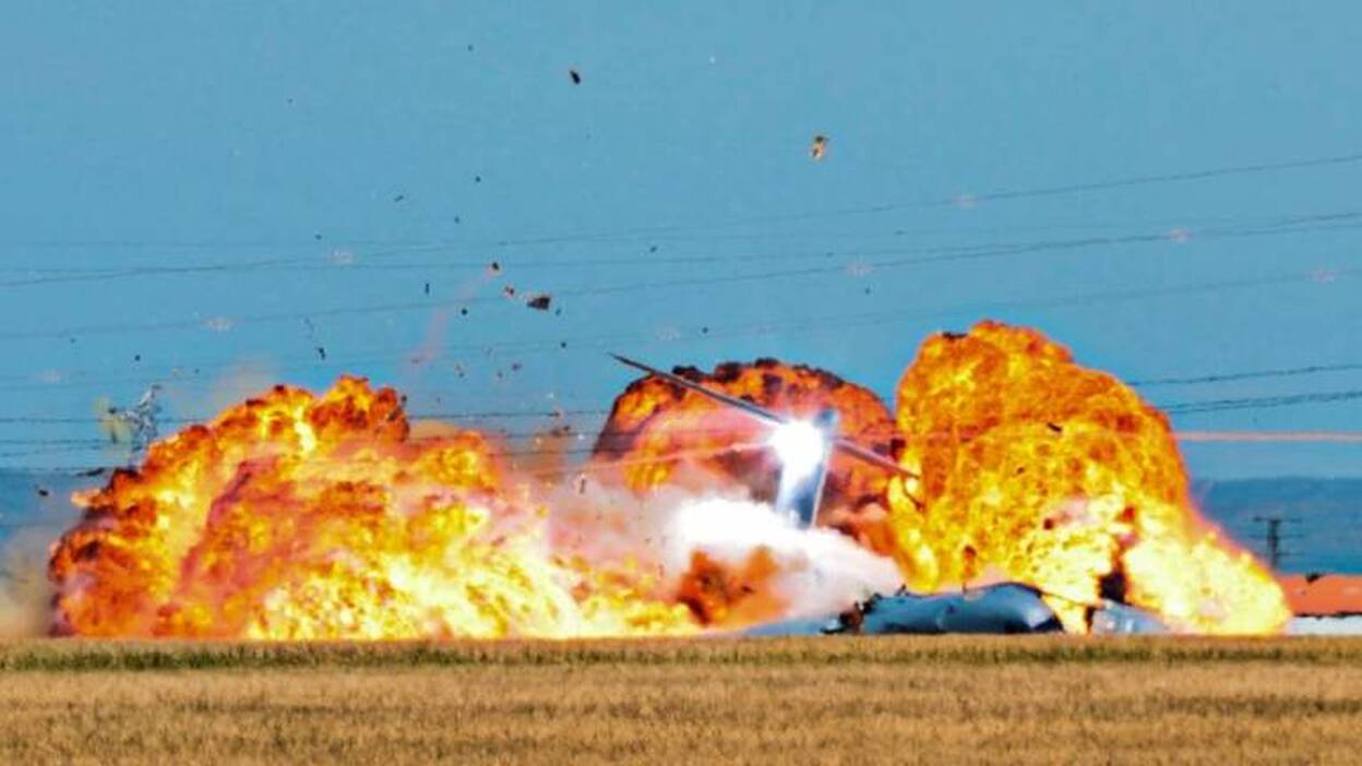 Imagen inédita del accidente del Airbus militar A400M en 2015 en Sevilla