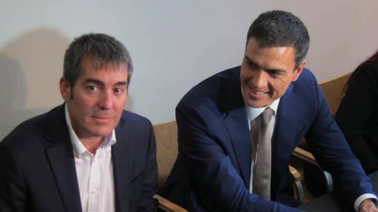 Pedro Sánchez y Fernando Clavijo se reunirán a finales de octubre