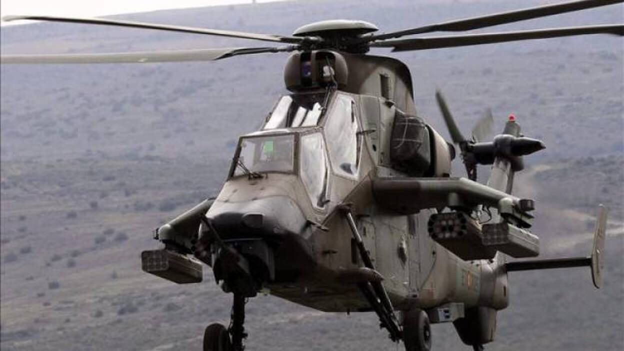 Helicópteros Tigre en el cielo de Canarias