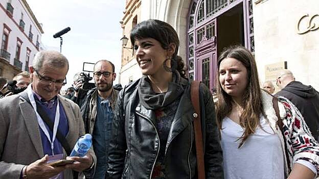 Teresa Rodríguez, candidata de Podemos a la Junta de Andalucía.