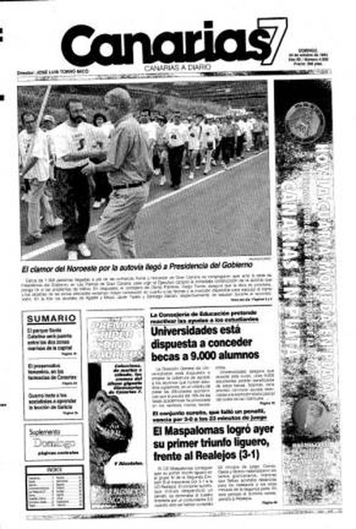 Hace 25 años en Canarias7