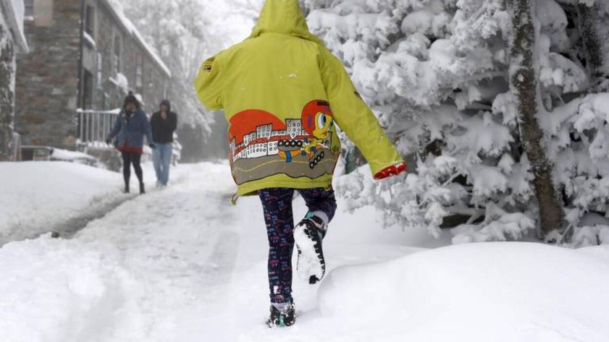 La nieve se instala en la península