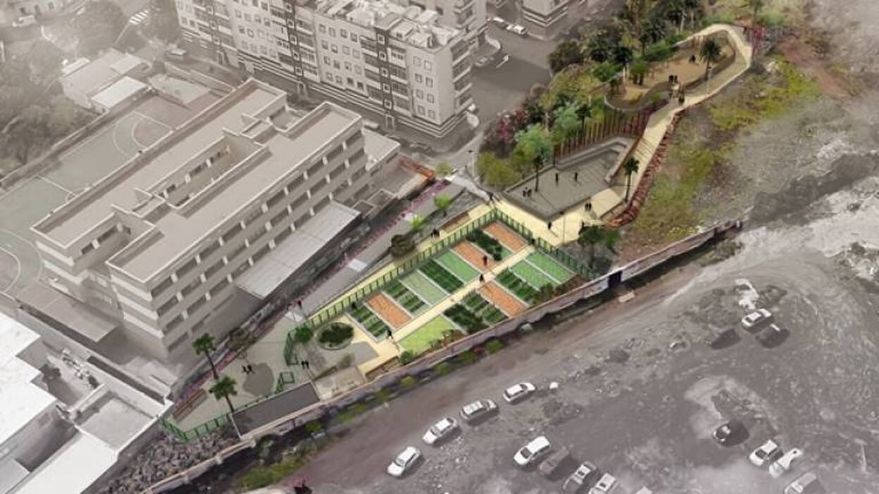 El nuevo parque urbano de La Isleta tendrá más de 4.000 metros cuadrados