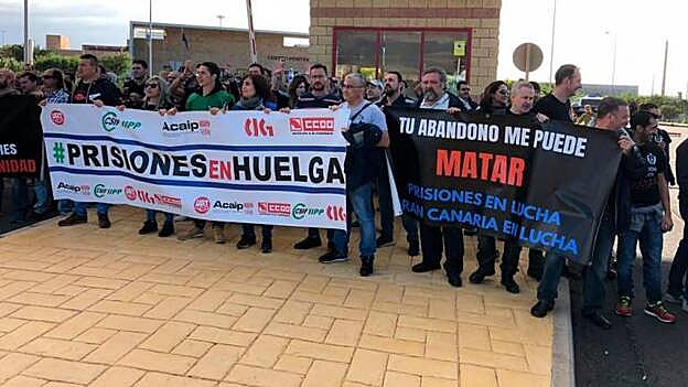 Impiden informar sobre la huelga a los funcionarios de Las Palmas II