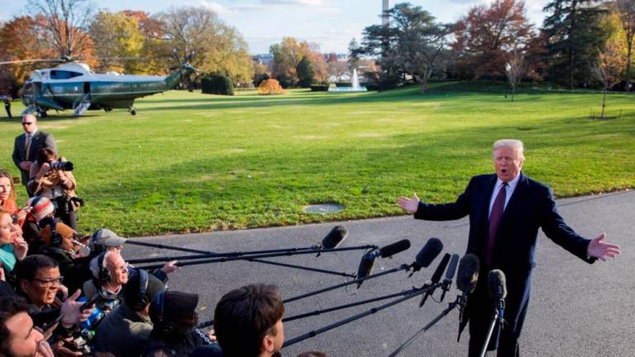 Trump dice a los militares que está dispuesto a cerrar la frontera con México