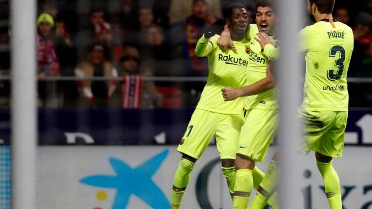 Dembelé frustra al Atlético al final (1-1)