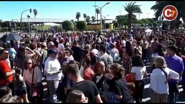 Canarias se manifiesta contra la violencia machista