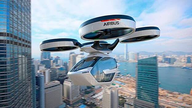 Airbus presenta su ‘taxidrone’, el coche del futuro