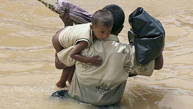 Se estima que más de 700.000 personas han tenido que abandonar sus hogares desde agosto de 2017. / Acnur
