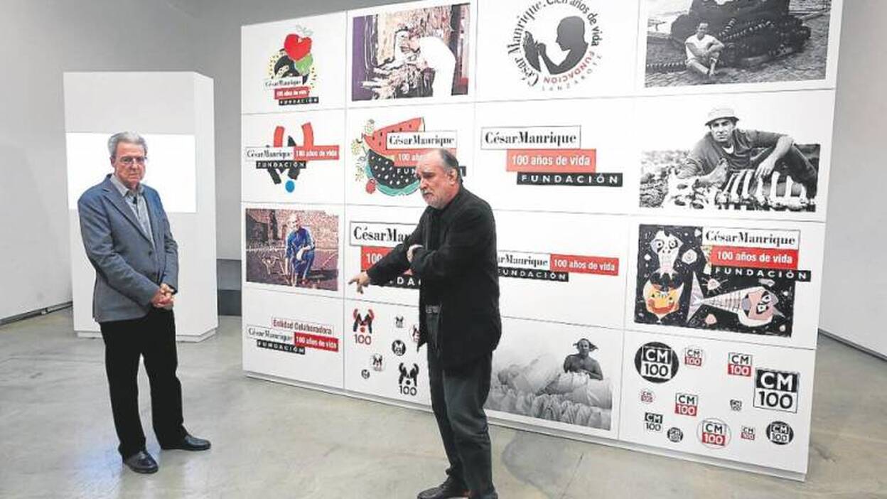 Alberto Corazón diseña los ‘100 años de vida’ de César Manrique