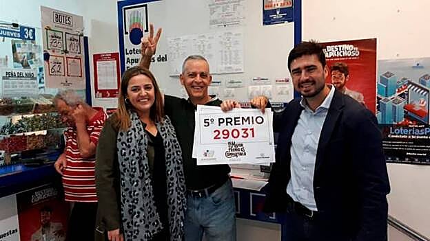Celebración de un quinto premio en Gran Canaria