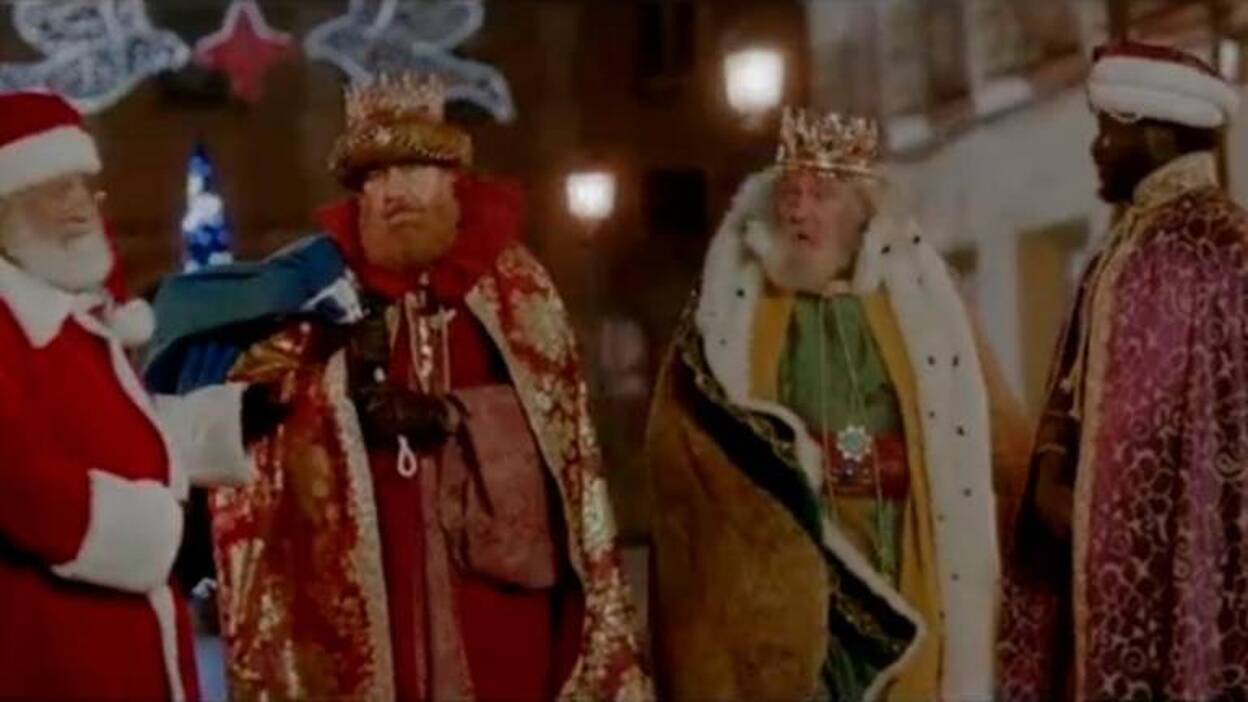 Los Reyes Magos recomiendan a Papá Noel cuidarse con Plátano de Canarias