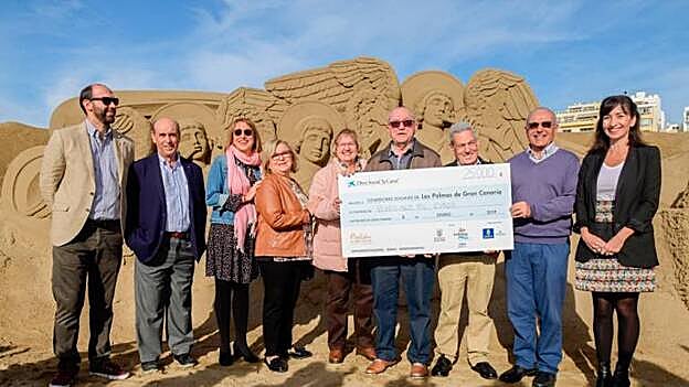 El belén de arena bate récords