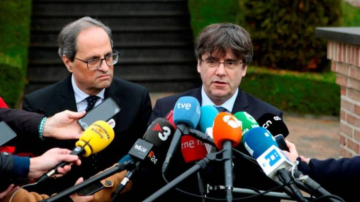 Puigdemont y Torra dejan la puerta abierta a tramitar los presupuestos