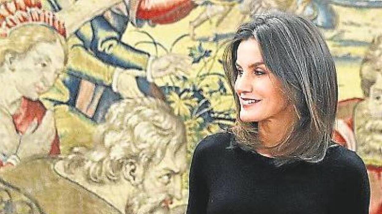 Reina Letizia recibe a una delegación de la revista ‘Vogue’