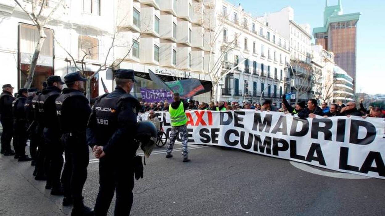 Los taxistas avisan: «¡Vamos a petar Madrid!»