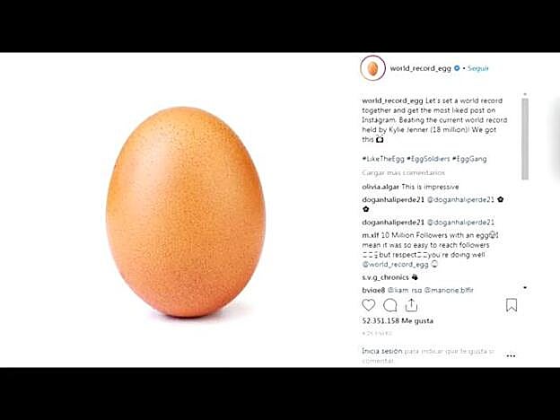 El huevo más popular de Instagram es realmente una campaña sobre salud mental