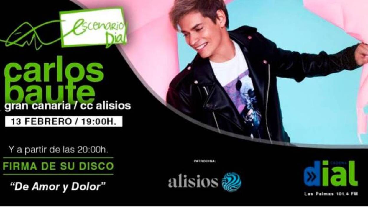 Carlos Baute presenta su nuevo álbum en Alisios
