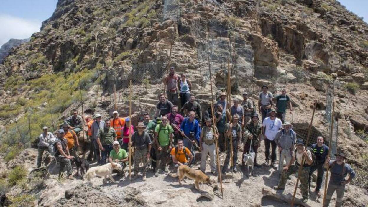 De 294 a 77 cabras asilvestradas en Guguy en un año