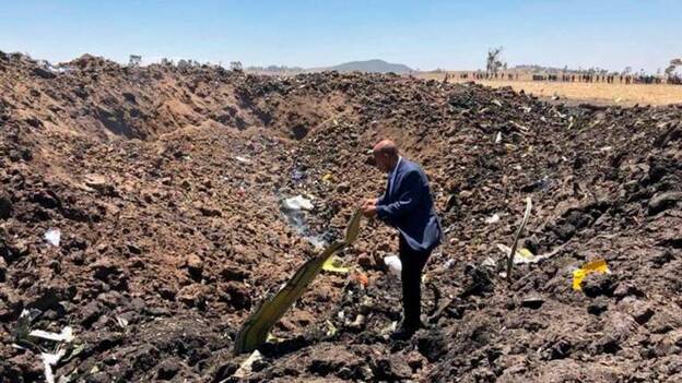 Dos españoles entre los muertos del avión estrellado en Etiopía