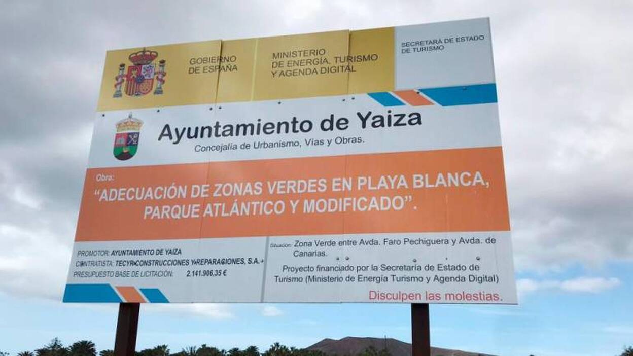 Yaiza planea rescindir el contrato para construir el Parque Atlántico