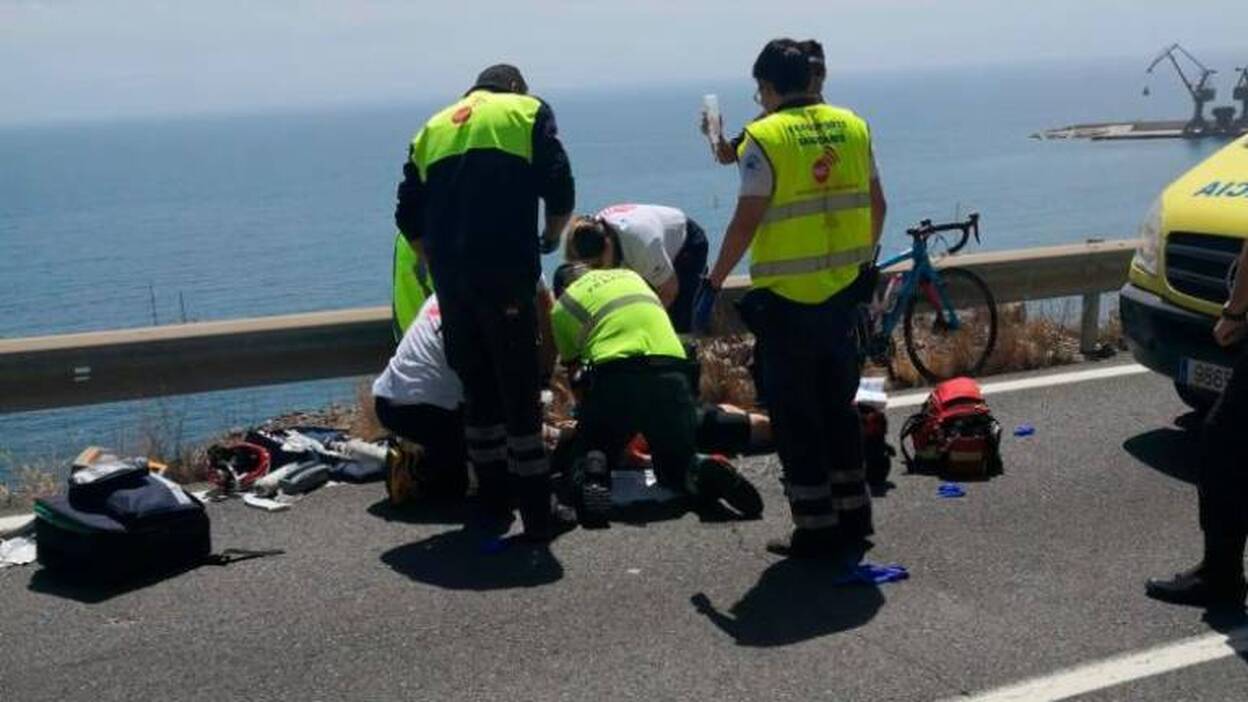 Fallece un ciclista en plena vía en el sur