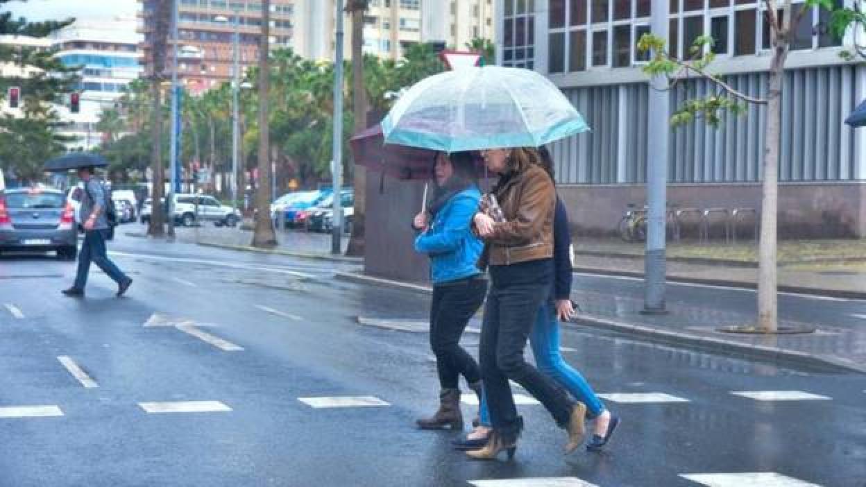 Las lluvias continúan en Canarias