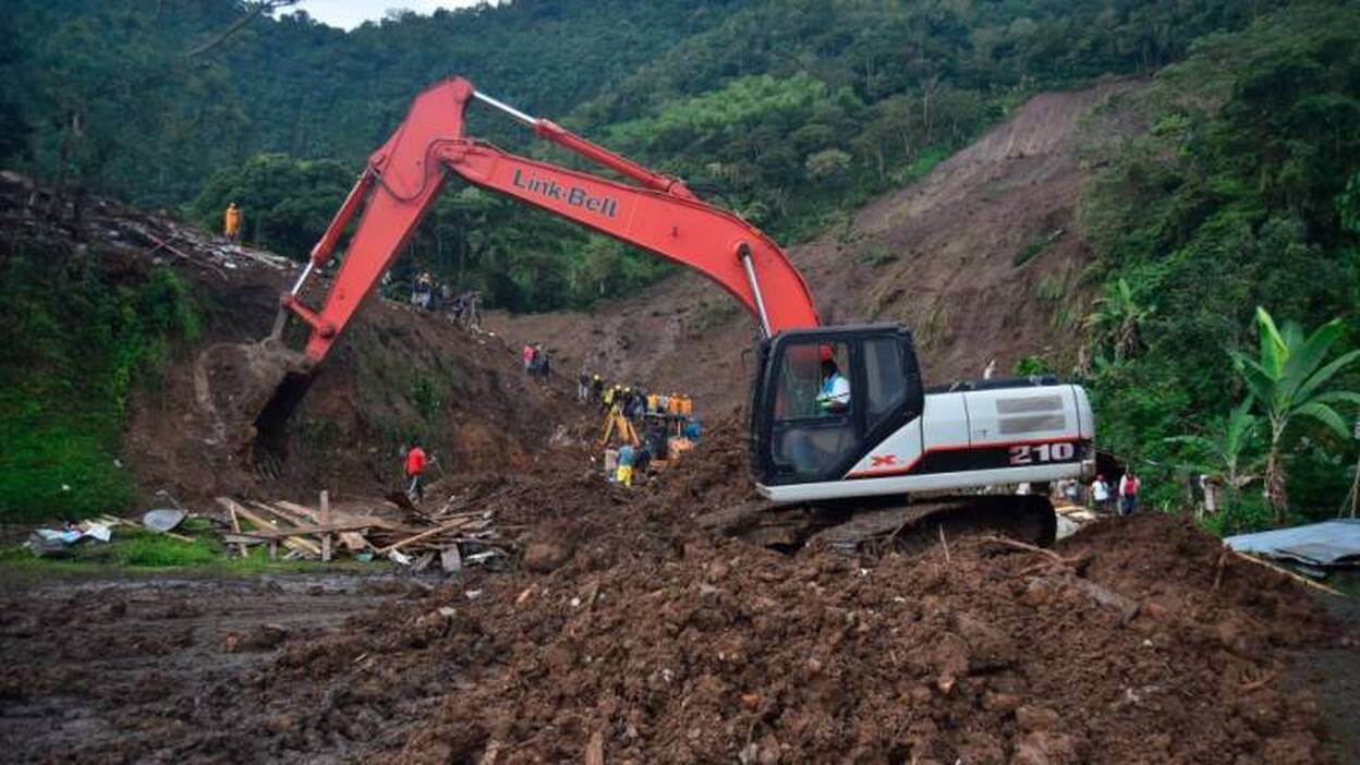 Un deslizamiento de tierra en Colombia deja casi una veintena de muertos