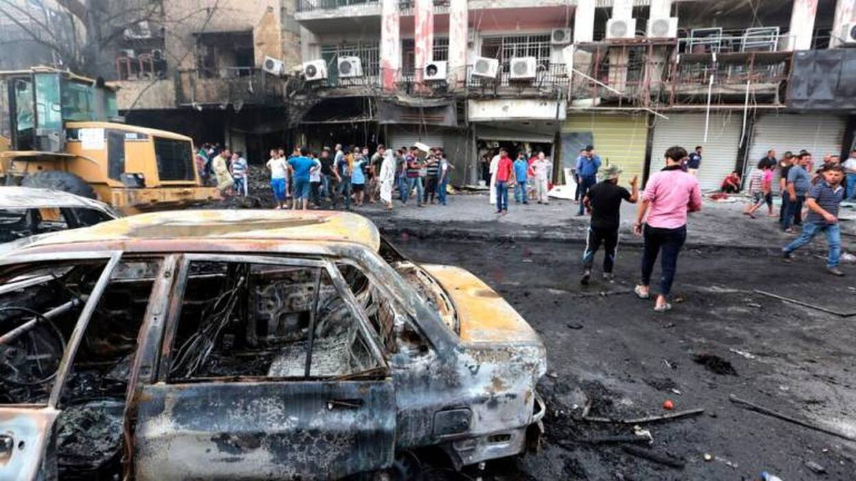 Al menos 8 muertos en un ataque suicida en mercado de Bagdad durante Ramadán