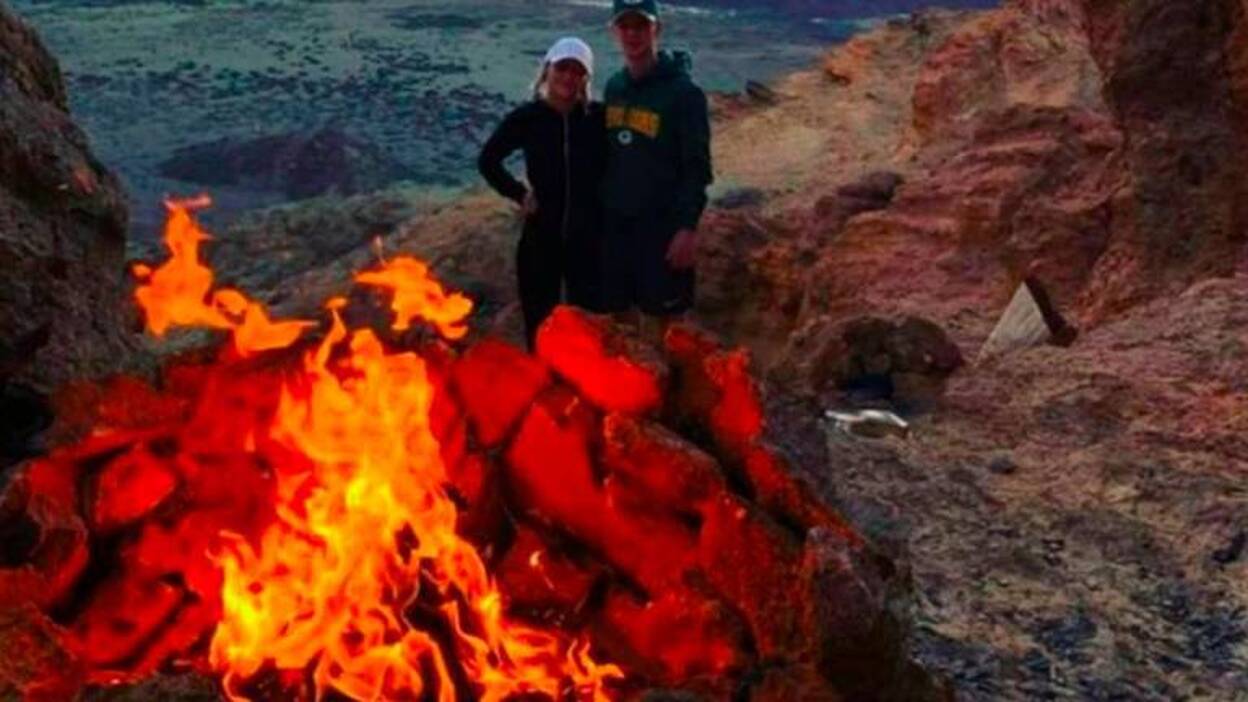 Indignación por una hoguera en el Parque Nacional del Teide