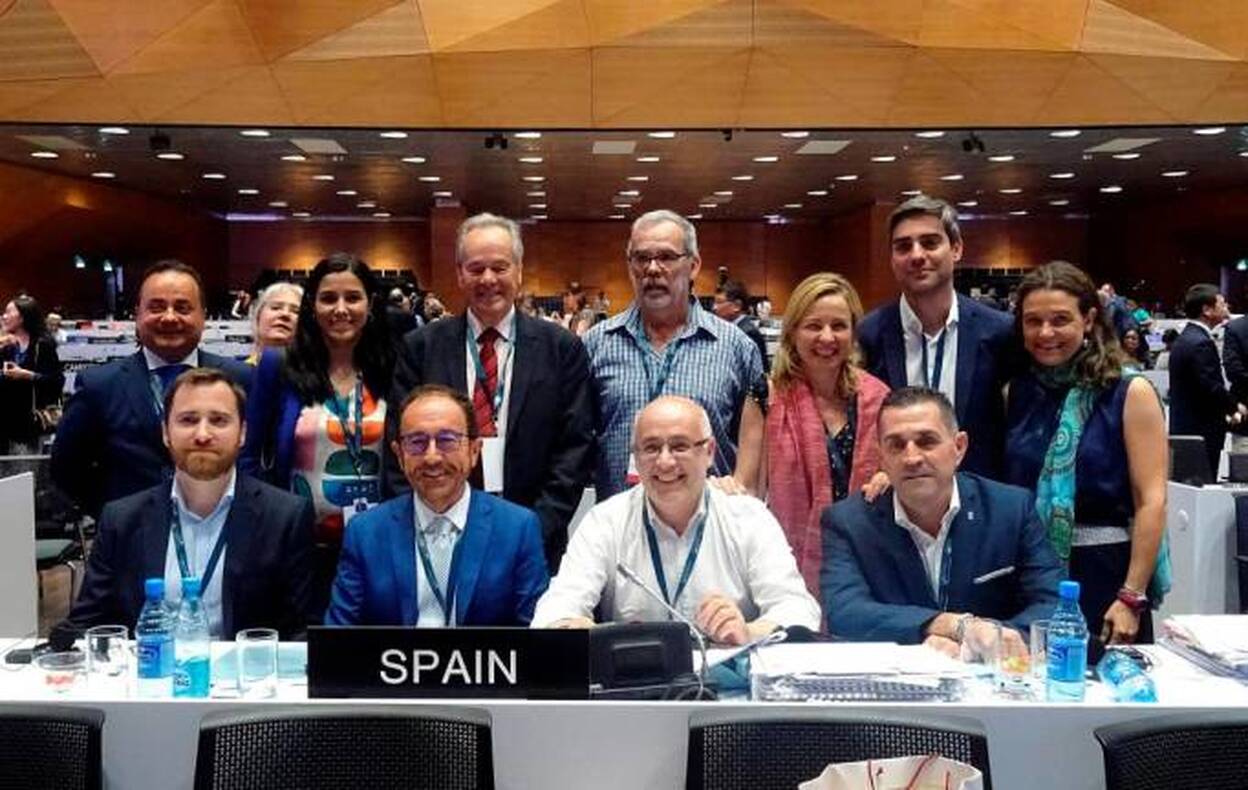 La delegación canaria, optimista ante la candidatura «ganadora» de Risco Caído