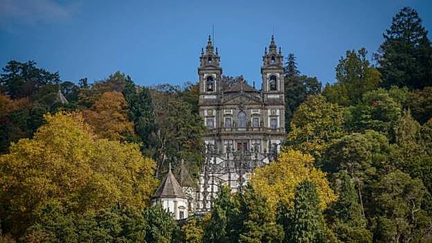 Santuario del Buen Jesús del Monte en Braga, Portugal.