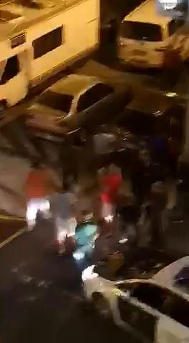 Dos heridos graves y dos leves en un bar en San Mateo