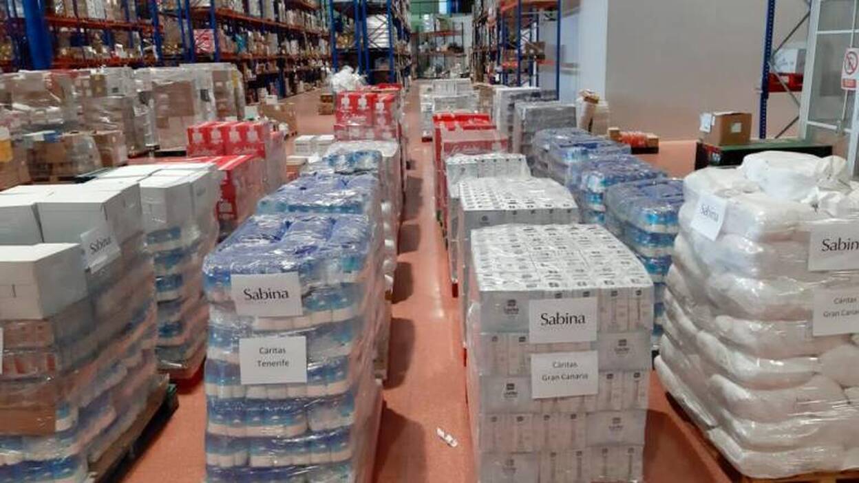 Sabina Beauty &amp; Fashion ha donado 20.179 kilos de alimentos a Cáritas