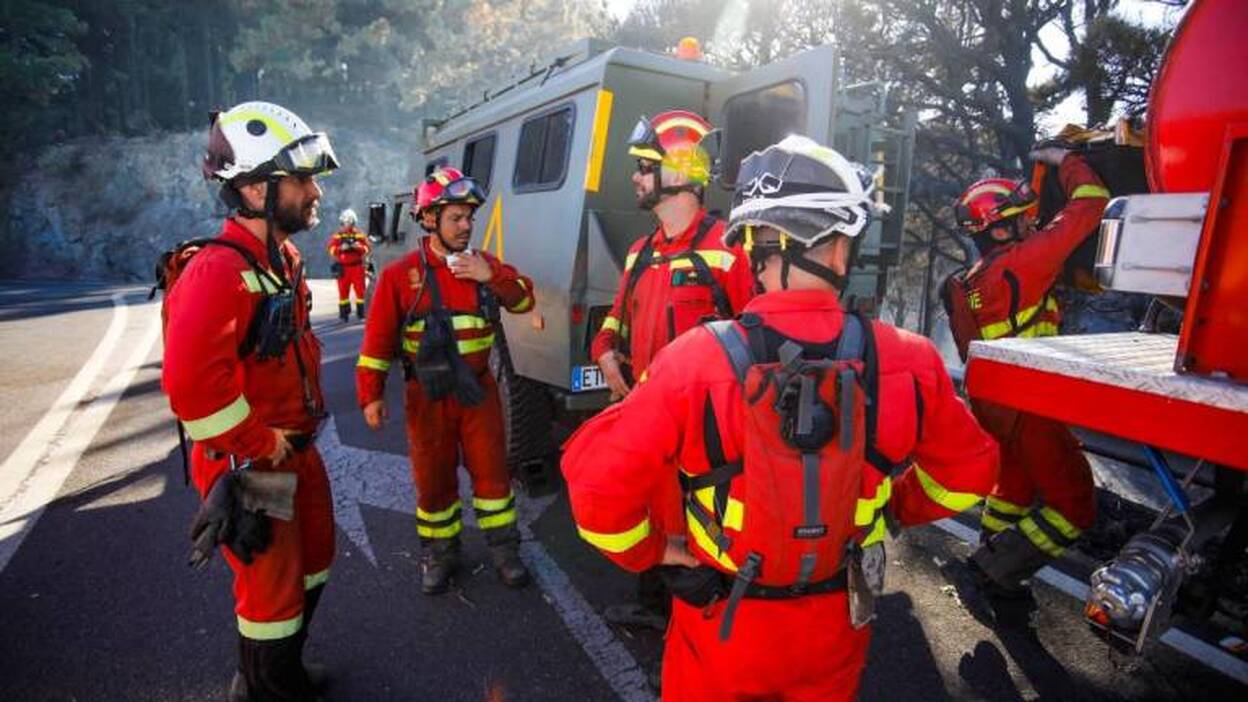 Los héroes del incendio