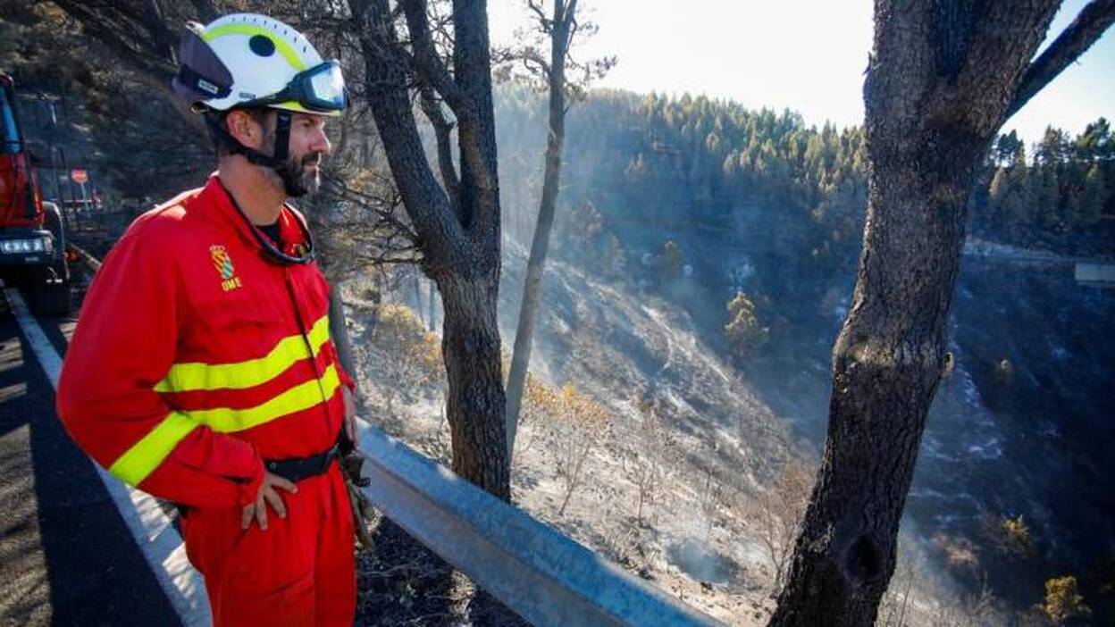 La Cruz de Tejeda registra hasta diez grados menos