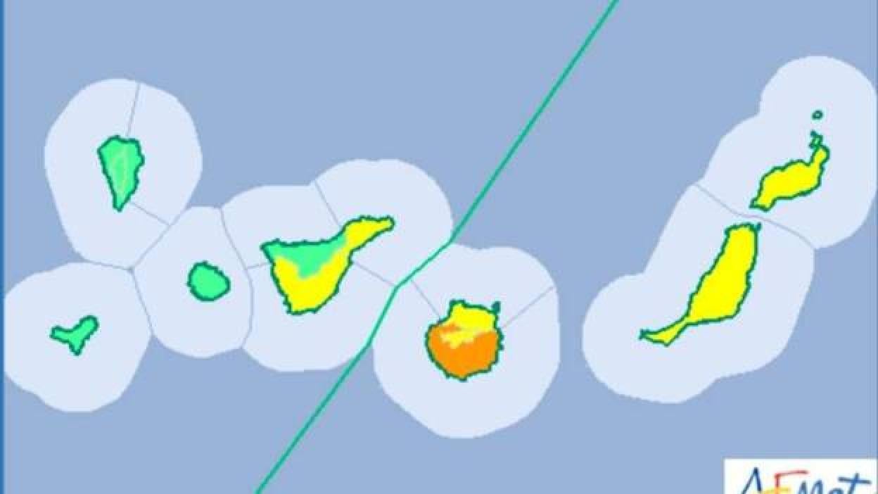 Aviso naranja por calor en Gran Canaria con más de 38 grados