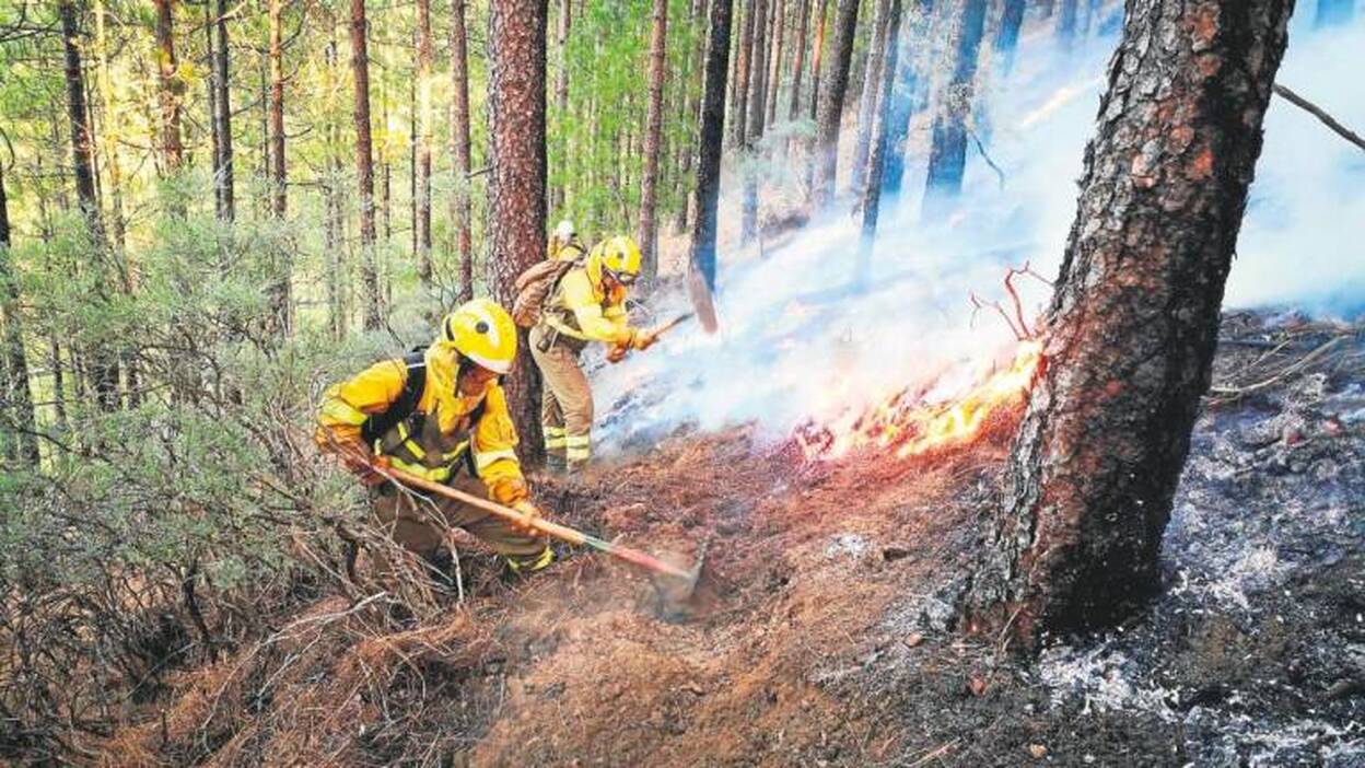 La lucha ante los ojos del fuego