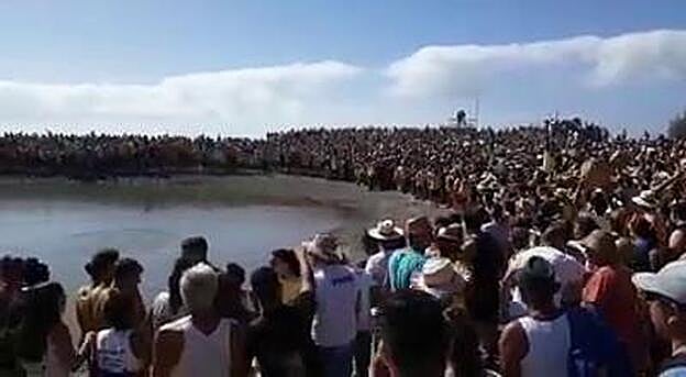 Marea humana en la ancestral fiesta de El Charco