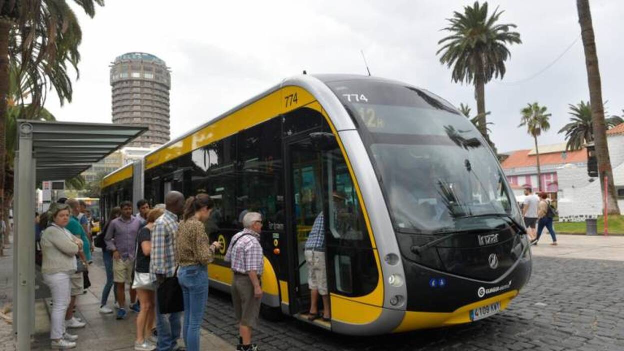 Guagua eléctrica en prácticas
