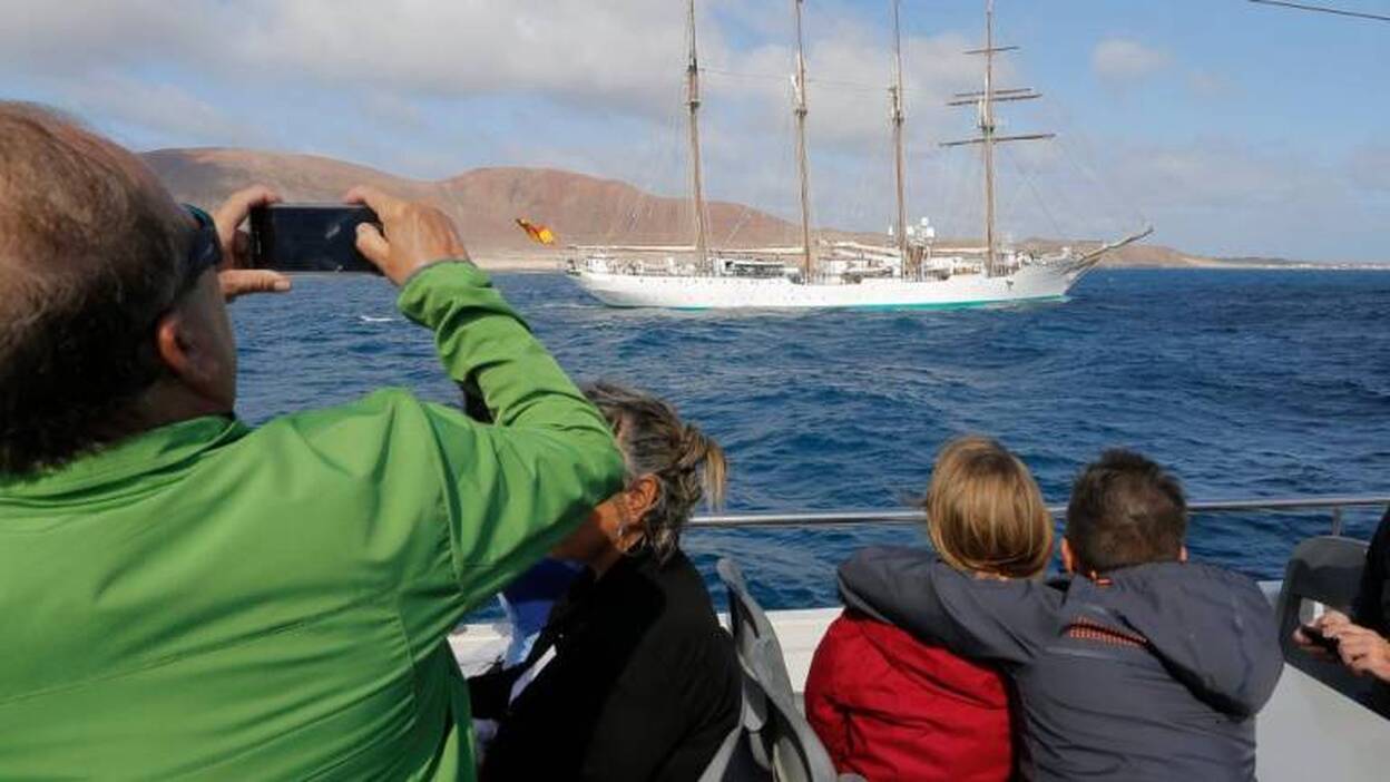 Escala histórica en La Graciosa
