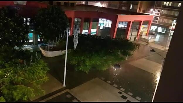 Los chaparrones empapan el norte